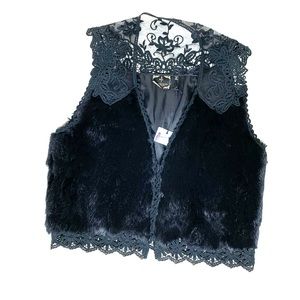 Rabbit fur vest